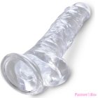 KING COCK - CLEAR REALISTIC PENIS WITH BALLS 16.5 CM TRANSPARENT