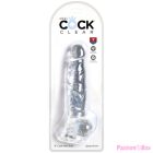 KING COCK - CLEAR REALISTIC PENIS WITH BALLS 16.5 CM TRANSPARENT