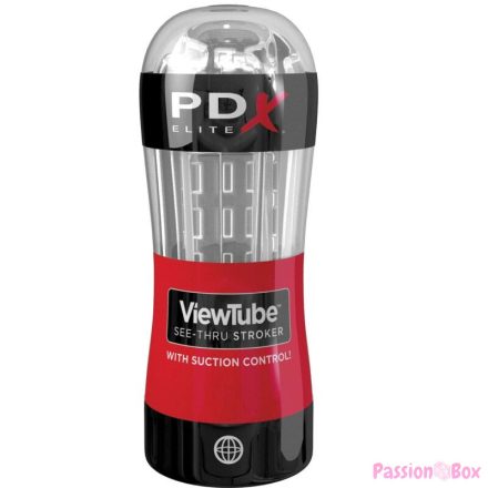 PDX ELITE - STROKER VIEWTUBE MASTURBATOR CONTROL TRANSPARENT STIMULATING WAVES