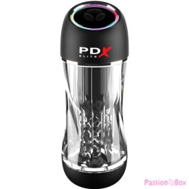 PDX ELITE - STROKER VIEWTUBE PRO VIBRATOR TRANSPARENT