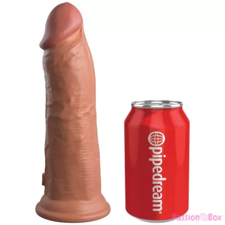 KING COCK - ELITE REALISTIC SILICONE DILDO 20.3 CM CARAMEL