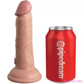   KING COCK - ELITE REALISTIC DILDO VIBRATING & SILICONE 15.2 CM
