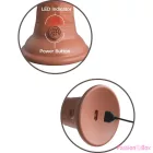 KING COCK - ELITE REALISTIC DILDO VIBRATING & SILICONE 20.3 CM CARAMEL