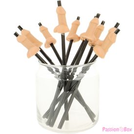 DIABLO PICANTE - BAG OF 10 NATURAL PENIS STRAWS