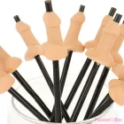 DIABLO PICANTE - BAG OF 10 NATURAL PENIS STRAWS