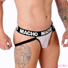 MACHO - MX26X1 JOCK GRID WHITE L