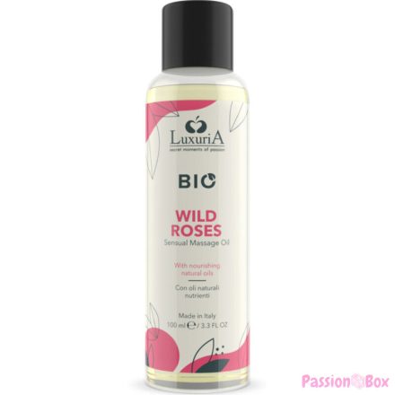 INTIMATELINE LUXURIA - BIO WILD ROSES MASSAGE OIL 100 ML