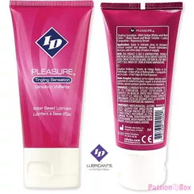   ID PLEASURE - WATER BASED LUBRICANT TINGING SENSATION TRAVEL TUBE 60 ML