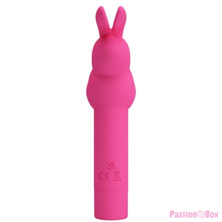 PRETTY LOVE - GERARDO FUSCHIA RABBIT SILICONE VIBRATOR