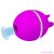 PRETTY LOVE - GEMINI BALL PURPLE ROUND SILICONE VIBRATOR