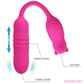 PRETTY LOVE - NOBIKUMA PINK SILICONE VIBRATING BULLET