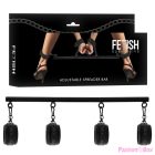 FETISH SUBMISSIVE BONDAGE - ADJUSTABLE SEPARATOR BAR 4 PIECES