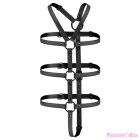 FETISH SUBMISSIVE BONDAGE - ADJUSTABLE HARNESS TORSO AND ARMS