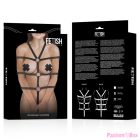 FETISH SUBMISSIVE BONDAGE - ADJUSTABLE HARNESS TORSO AND ARMS