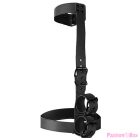 FETISH SUBMISSIVE BONDAGE - COLLAR & WRIST CUFFS BODY RESTRAINT SET