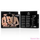 FETISH SUBMISSIVE BONDAGE - COLLAR & WRIST CUFFS BODY RESTRAINT SET