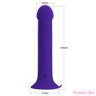 PRETTY LOVE - MURRAY YOUTH VIBRATING DILDO & RECHARGEABLE VIOLET