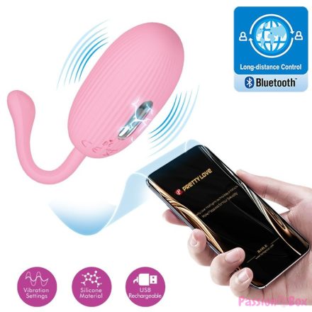 PRETTY LOVE - DOREEN PINK RECHARGEABLE VIBRATING EGG