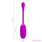 PRETTY LOVE - JULIUS WATERPROOF-RECHARGEABLE VIBRATING EGG PURPLE