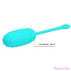 PRETTY LOVE - KIRK RECHARGEABLE VIBRATING EGG LIGHT GREEN