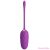 PRETTY LOVE - VIBRATING EGG WITH PURPLE RECHARGEABLE MARINE TEXTURE