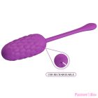 PRETTY LOVE - VIBRATING EGG WITH PURPLE RECHARGEABLE MARINE TEXTURE