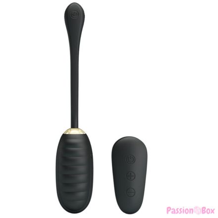 PRETTY LOVE - DOREEN LUXURY RECHARGEABLE VIBRATING EGG BLACK REMOTE CONTROL