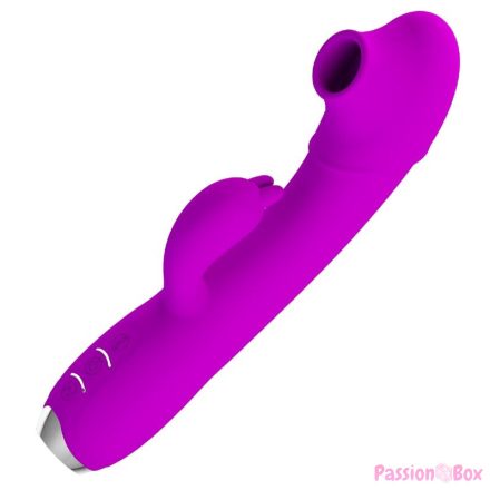 PRETTY LOVE - REGINA VIBRATOR - RECHARGEABLE STIMULATING WAVES PURPLE