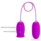 PRETTY LOVE - DAISY DUAL EGG RECHARGEABLE VIBRATOR PURPLE