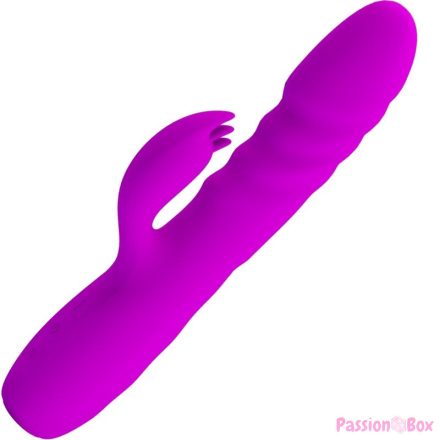 PRETTY LOVE - MELANIE PURPLE RECHARGEABLE RABBIT VIBRATOR
