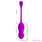 PRETTY LOVE - CALLIE PURPLE RECHARGEABLE VIBRATING EGG