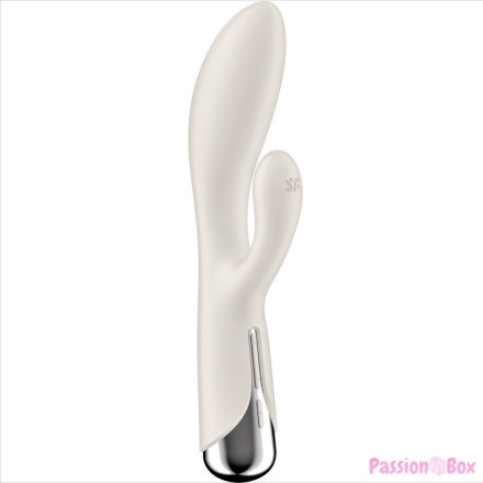 SATISFYER - SPINNING RABBIT 1 CLITORIS AND G-SPOT STIMULATION BEIGE