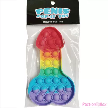 KHEPER GAMES - MULTICOLOR POP-IT PENIS ANTI-STRESS TOY