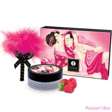 SHUNGA - EDIBLE MASSAGE POWDER KIT RASPBERRY