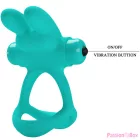 PRETTY LOVE - DANTE GREEN RABBIT VIBRATOR RING