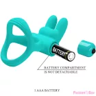 PRETTY LOVE - DANTE GREEN RABBIT VIBRATOR RING