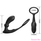 PRETTY LOVE - WARREN BLACK ANAL RING & VIBRATOR