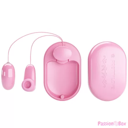 PRETTY LOVE - MAGIC BOX VIBRATING BULLET & PINK STIMULATOR