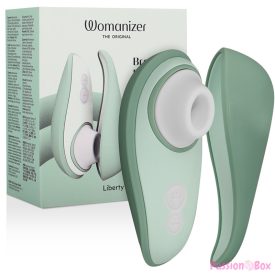   WOMANIZER - LIBERTY 2 CLITORIS STIMULATOR & SUCTION LIGHT GREEN