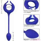 CALEXOTICS - ADMIRAL WEIGHTED COCK RING BLUE