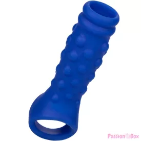 CALEXOTICS - ADMIRAL BEADED PENIS COVER LIQUID SILICONE BLUE