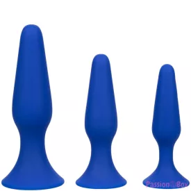 CALEXOTICS - ADMIRAL KIT 3 ANAL PLUG BLUE