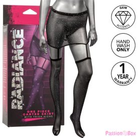 CALEXOTICS - RADIANCE GARTER SKIRT THIGH HIGHS