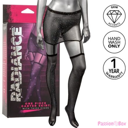 CALEXOTICS - RADIANCE GARTER SKIRT THIGH HIGHS