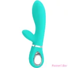 PRETTY LOVE - THOMAS MULTIFUNCTION G-SPOT VIBRATOR AQUA GREEN