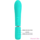 PRETTY LOVE - THOMAS MULTIFUNCTION G-SPOT VIBRATOR AQUA GREEN