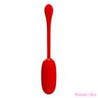 PRETTY LOVE - JULIUS WATERPROOF-RECHARGEABLE VIBRATING EGG RED