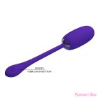 PRETTY LOVE - JULIUS WATERPROOF-RECHARGEABLE VIBRATING EGG PURPLE