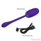 PRETTY LOVE - JULIUS WATERPROOF-RECHARGEABLE VIBRATING EGG PURPLE