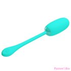 PRETTY LOVE - JULIUS WATERPROOF-RECHARGEABLE VIBRATING EGG AQUA GREEN